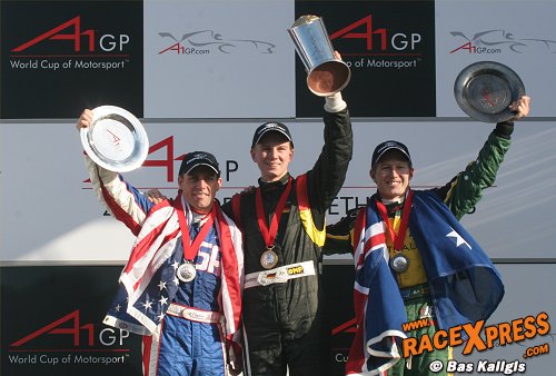 Podium hoofdrace A1 GP